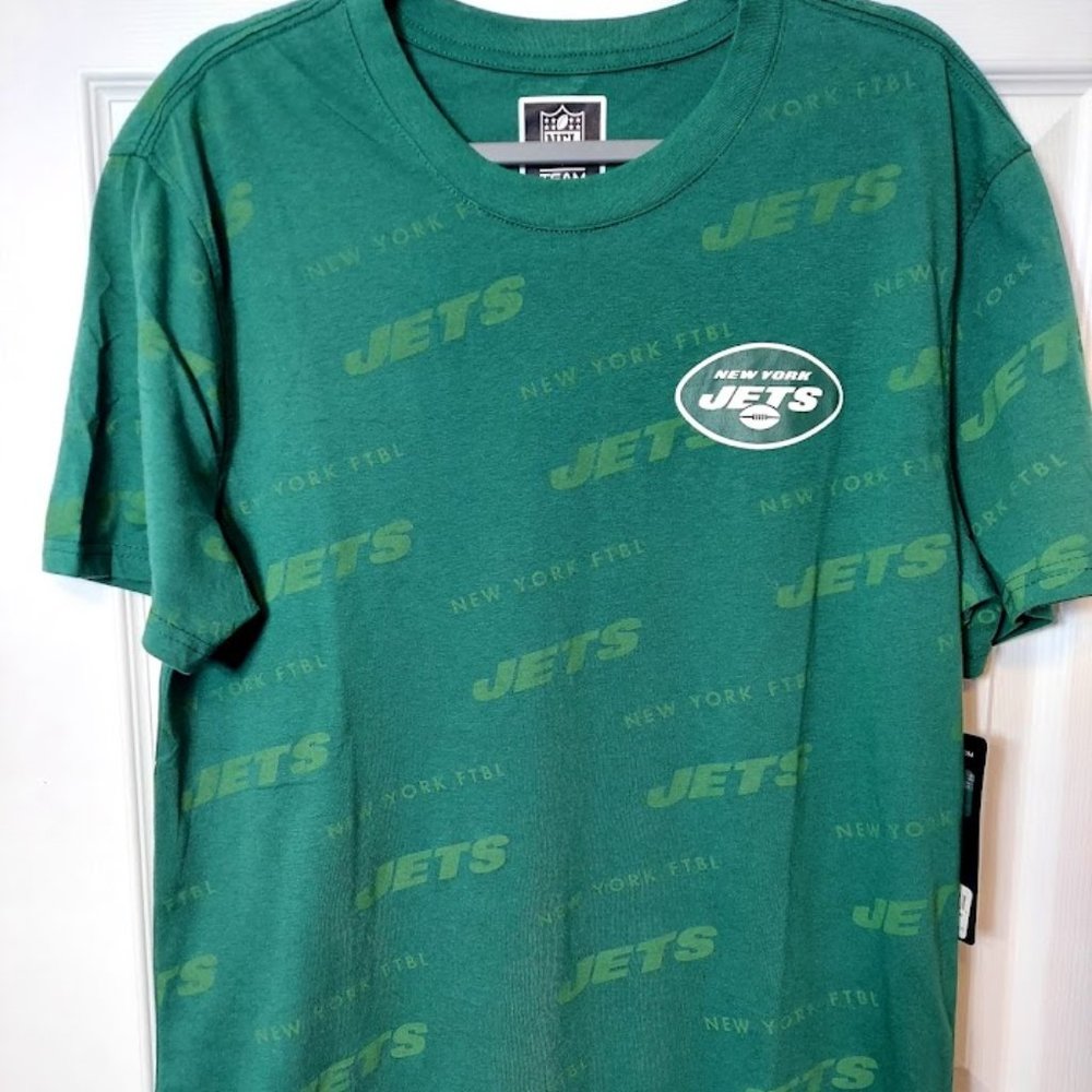 New York Jets Men's T-Shirt Large Green NFL Team Apparal New York Jets Shirt New